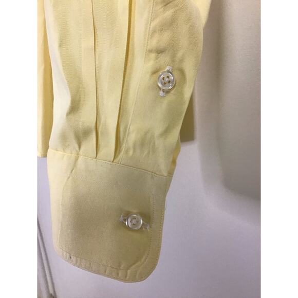 Gitman Bros. Yellow Button-Down Men's Shirt Size Extra Large - Picture 4 of 6